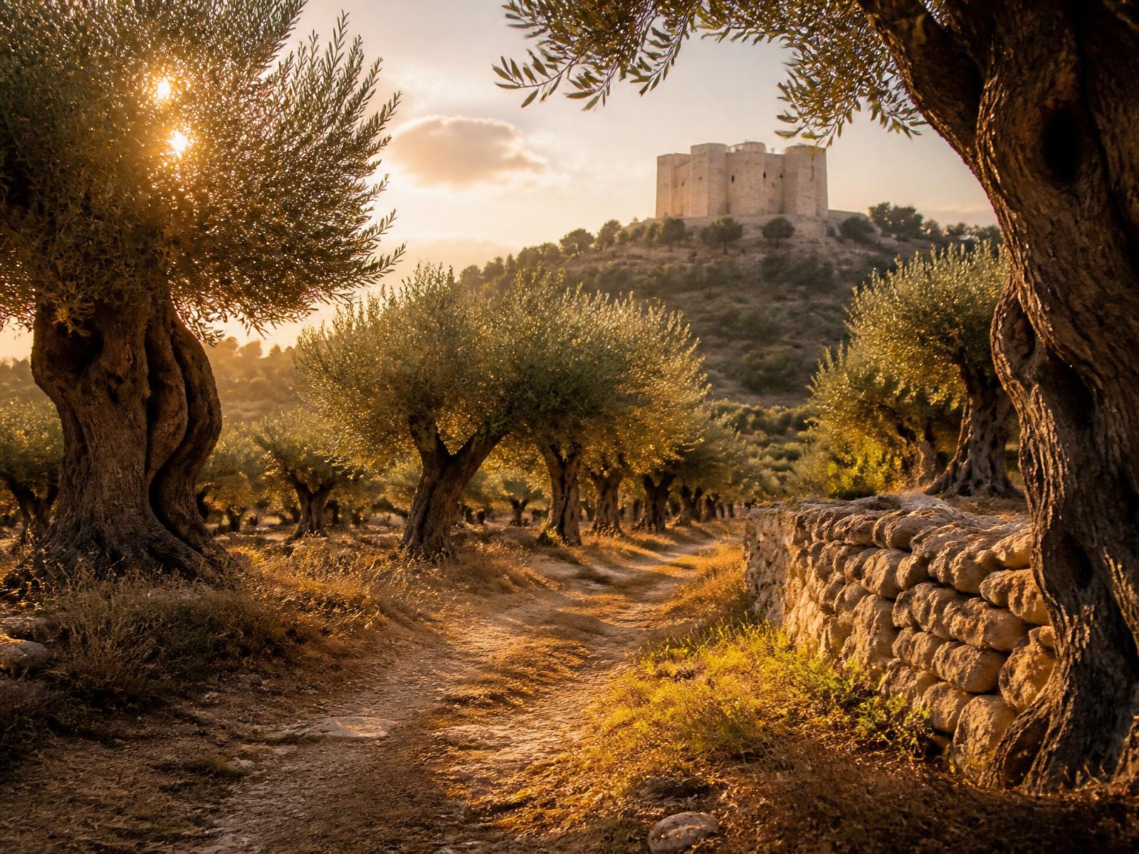 Ancient olive grove in Puglia